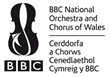 Black & white BBC NOW logo of a violin silhouette