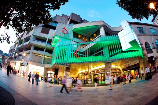 Exterior of St David's Hall