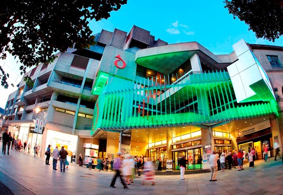 Exterior of St David's Hall