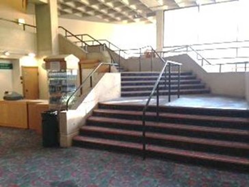 Stairs leading up to Level 3